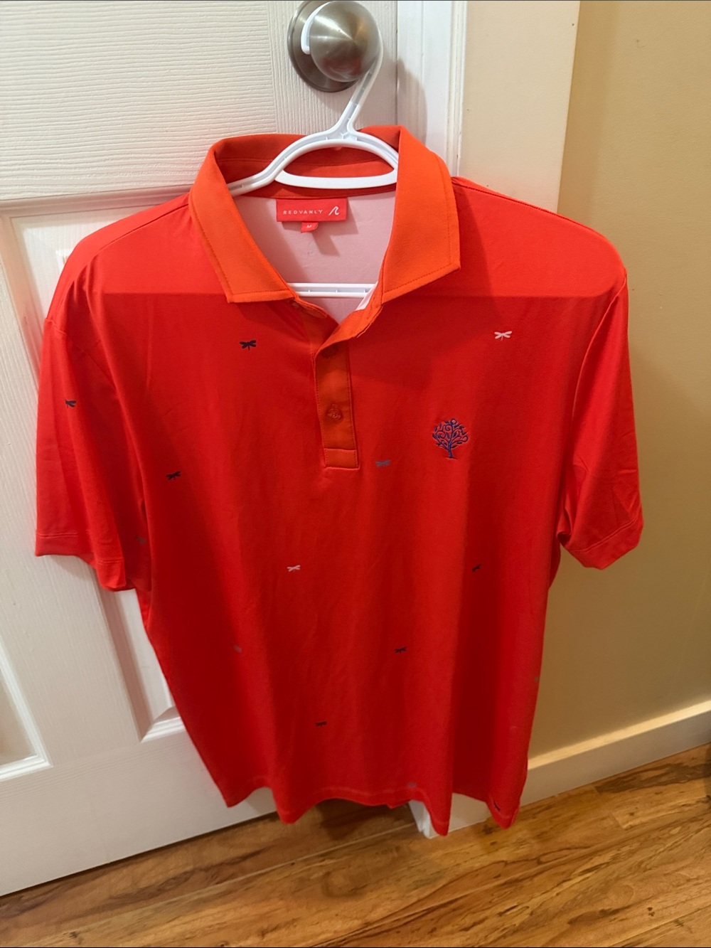 Redvanly Polo with Embroidered Tree Motif by Reserved